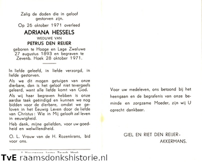 Adriana Hessels Petrus de Reijer