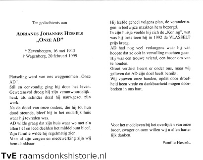 Adrianus Johannes Hessels(1)