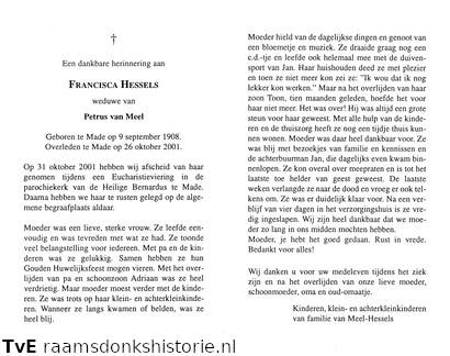 Francisca Hessels Petrus van Meel