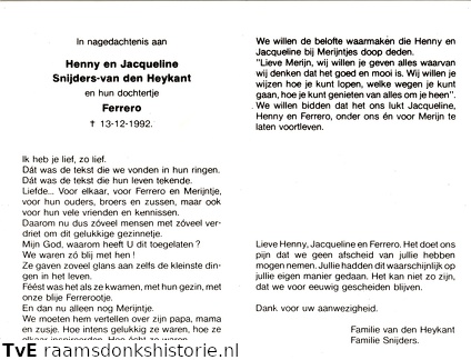 Jacqueline van den Heykant Henny Snijders