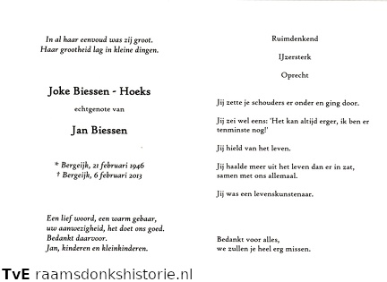 Joke Hoeks Jan Biessen