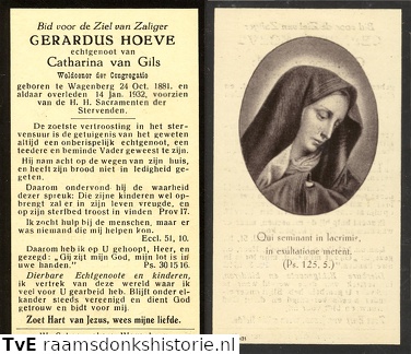 Gerardus Hoeve Catharina van Gils