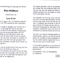Piet Hofkens Lena Ernst