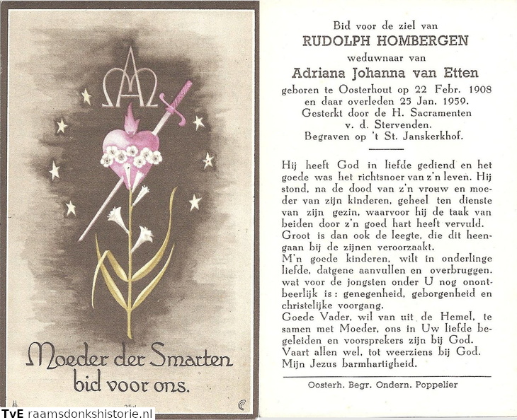Rudolph Hombergen Adriana Johanna van Etten
