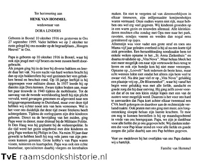 Hommel van, Henk  Dora Linders (6906)