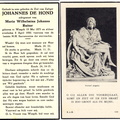 Johannes de Hond Maria Wilhelmina Johanna Ruiter