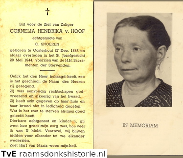 Cornelia Hendrika van Hoof C. Snoeren