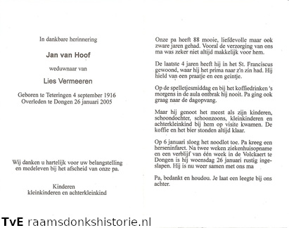 Jan van Hoof Lies Vermeeren