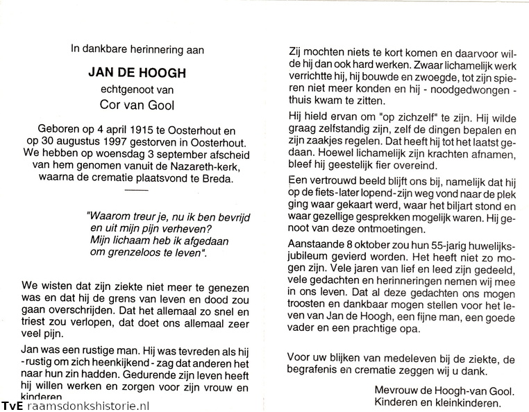 Jan de Hoogh Cor van Gool