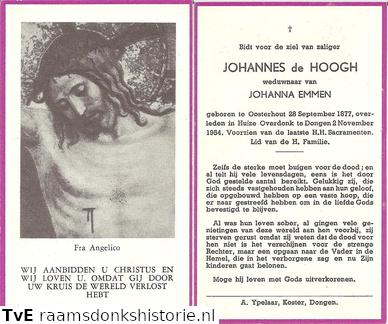Johannes de Hoogh Johanna Emmen