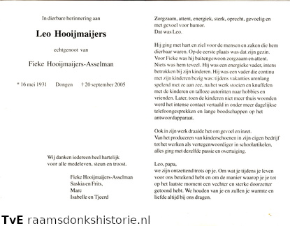 Leo Hooijmaijers Fieke Asselman