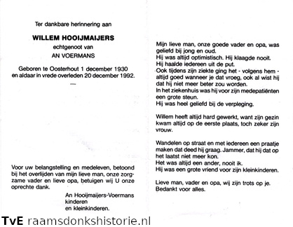Willem Hooijmaijers An Voermans