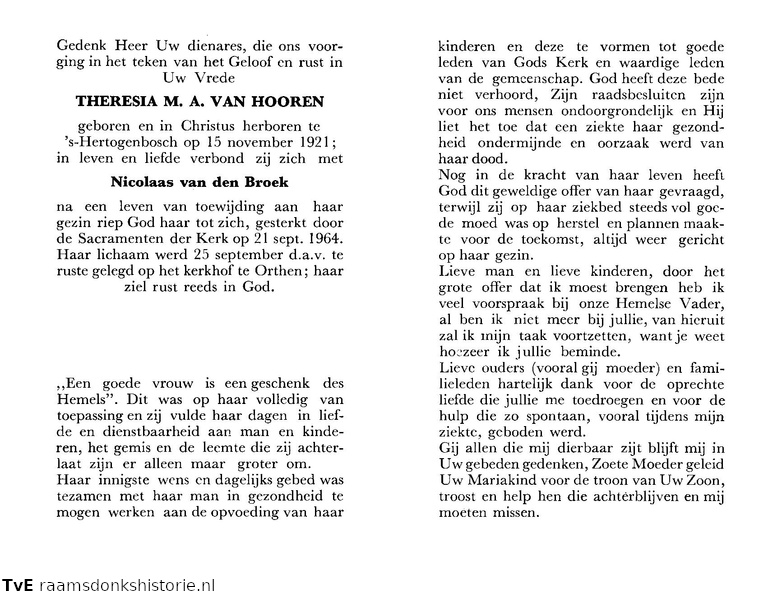 Theresia M.A. van Hooren Nicolaas van den Broek