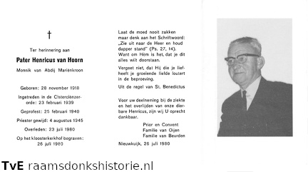 Henricus van Hoorn priester