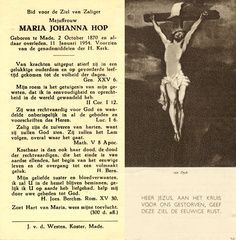 Maria Johanna Hop