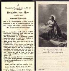 Hendrika van Hout Joannes Schouten