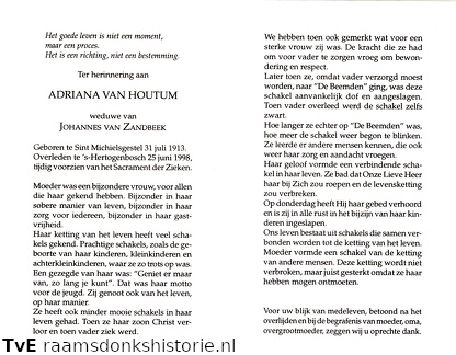 Adriana van Houtum Johannes van Zandbeek