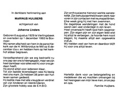 Marinus Huibers Johanna Linders