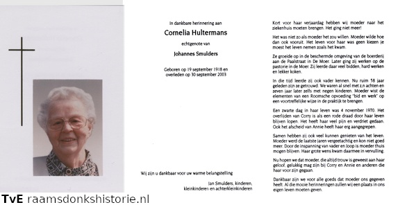 Cornelia Hultermans Johannes Smulders