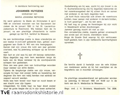 Johannes Huygens Maria Johanna Nefkens