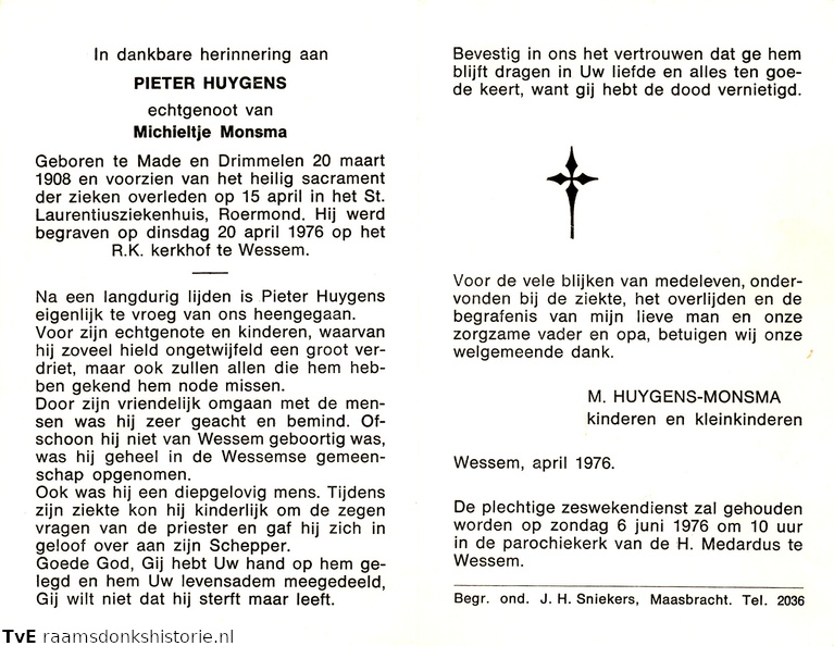 Pieter Huygens Michieltje Monsma