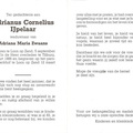 Adrianus Cornelius IJpelaar- Adriana Maria Zwaans
