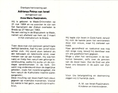Adrianus Petrus van Iersel- Anna Maria Raaijmakers