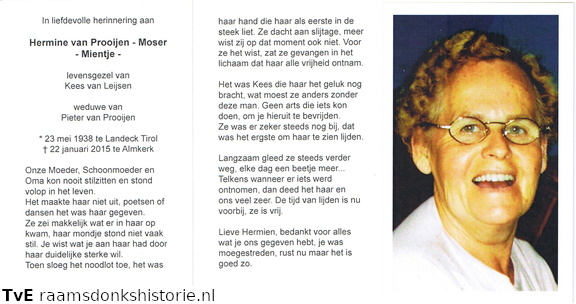 Moser, Hermine (vr) Kees van Leijsen Pieter van Prooijen