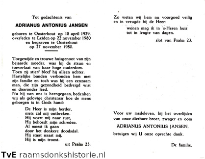 Adrianus Antonius Jansen