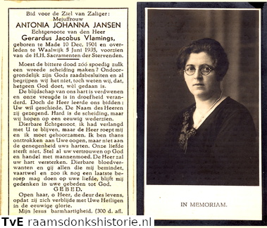 Antonia Johanna Jansen Gerardus Jacobus Vlamings