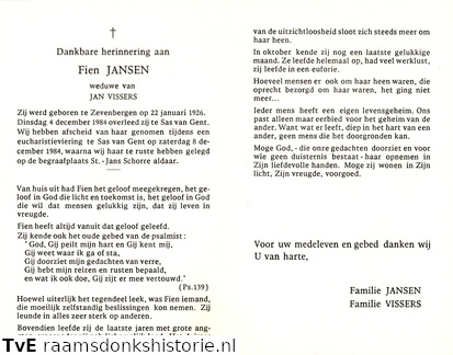 Fien Jansen Jan Vissers