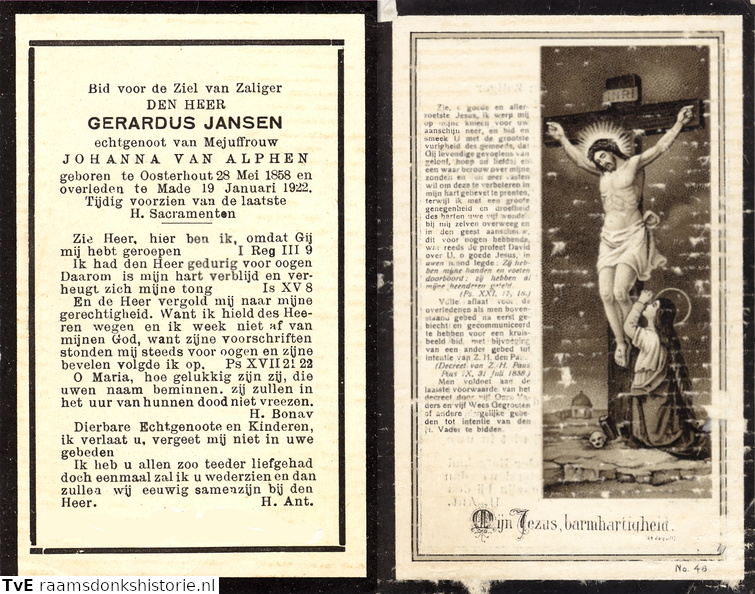 Gerardus Jansen Johanna van Alphen