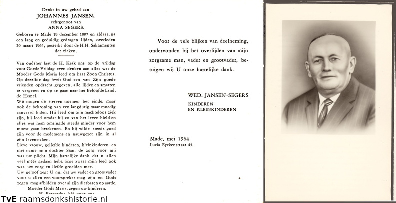 Johannes Jansen Anna Segers