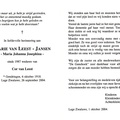 Maria Johanna Josephina Jansen Cor van Leest