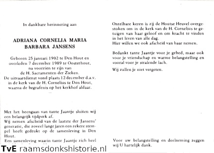 Adriana Cornelia Maria Barbara Jansens