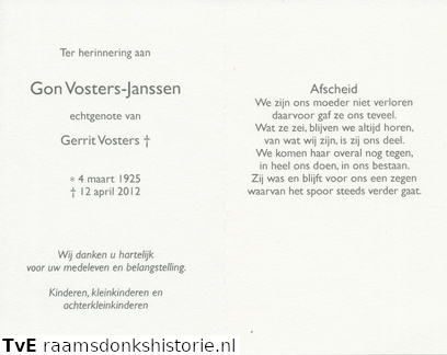Gon Janssen Gerrit Vorsters