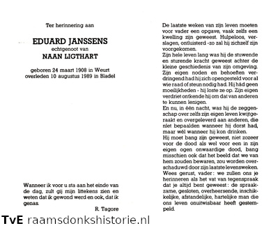 Eduard Janssens Naan Ligthart