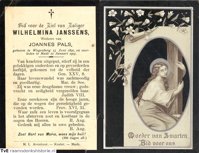 Wilhelmina Janssens Joannes Pals
