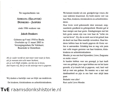 Adriana Jaspers Jakob Donkers