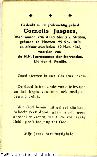 Cornelis Jaspers Anna Maria van Straten