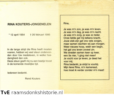 Rina Jongenelen René Kouters