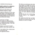 Catharina Johanna Adriana Henriëtta de Jongh Johannes Egbertus Adams