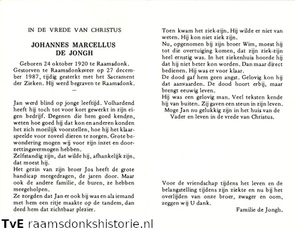 Johannes Marcellus de Jongh