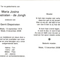 Maria Josina de Jongh Gerrit Diepstraten