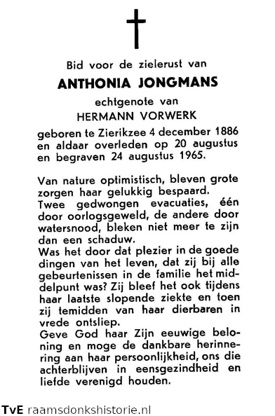 Anthonia Jongman Hermann Vorwerk