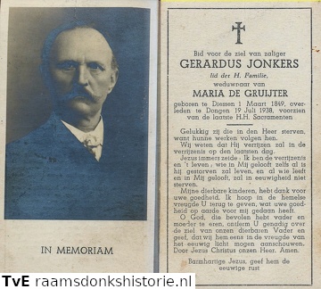 Gerardus Jonkers Maria de Gruijter
