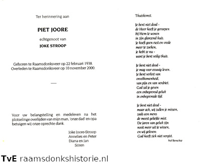 Piet Joore Joke Stoop