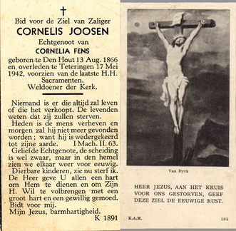 Cornelis Joosen Cornelia Fens