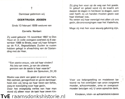 Geertruida Joosen Cornelis Norbart