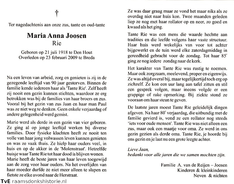 Maria Anna Joosen